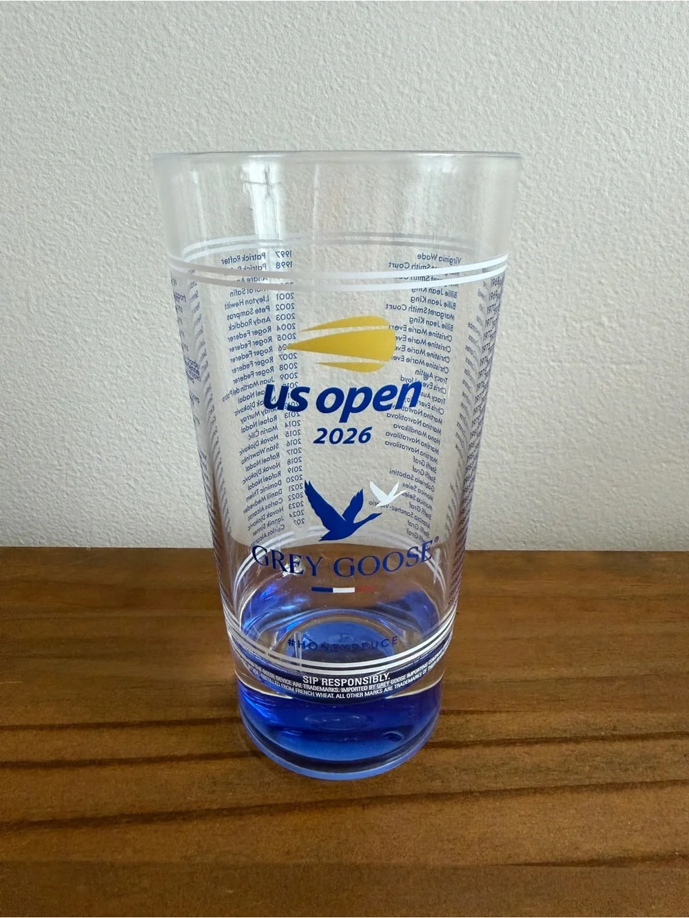 2026 US Open Tennis Grey Goose Honey Deuce Set Of 2 (Two) Souvenir Cups